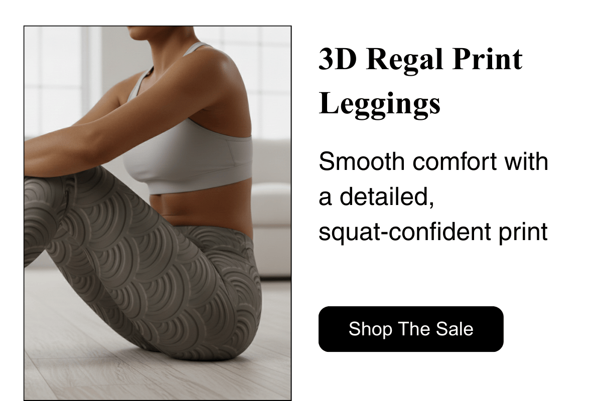 3D Regal Print Yoga Leggings
