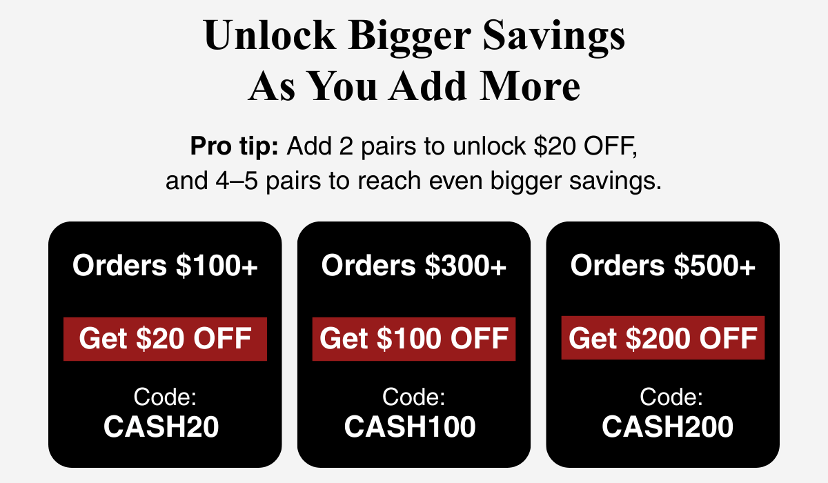 It's Live - Up to $200 OFF