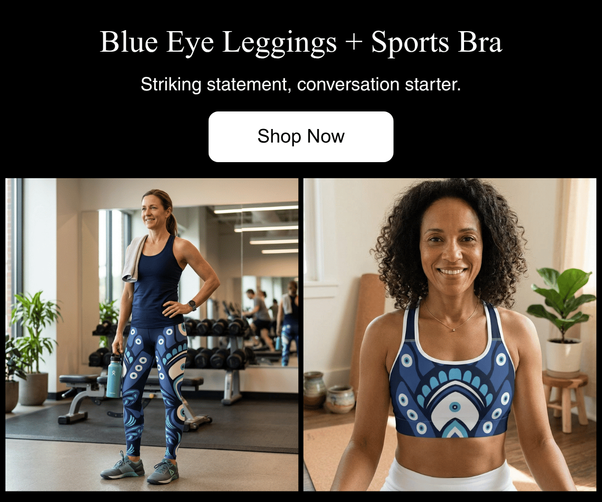 Blue Eye Sports Bra + Blue Eye Leggings