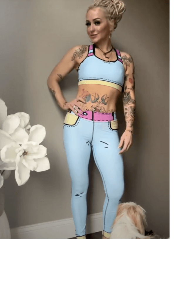 CARTOONIZED YOGA LEGGINGS