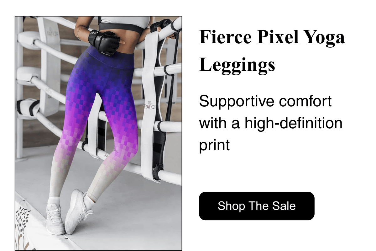 Fierce Pixel Yoga Leggings