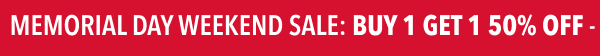 Memorial Day Weekend Promotion: 