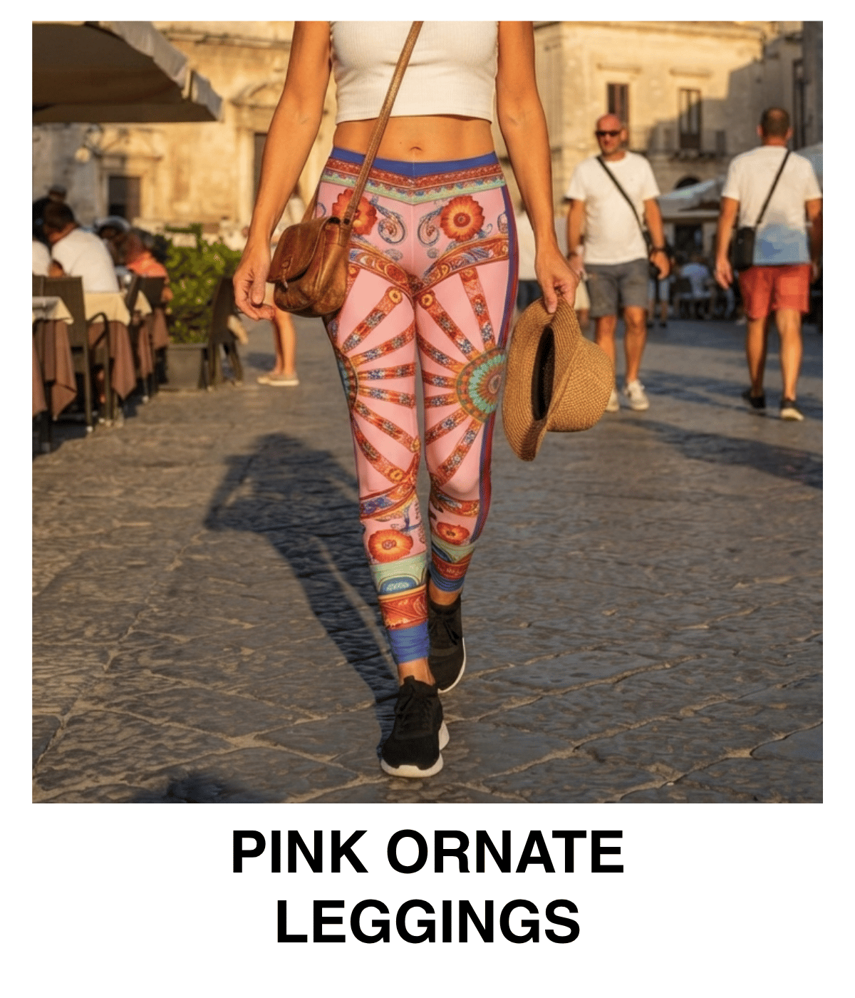 Pink Ornate Leggings