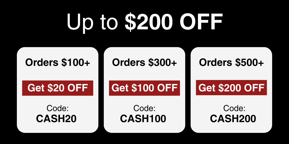 Ends Tonight - Up to $200 OFF