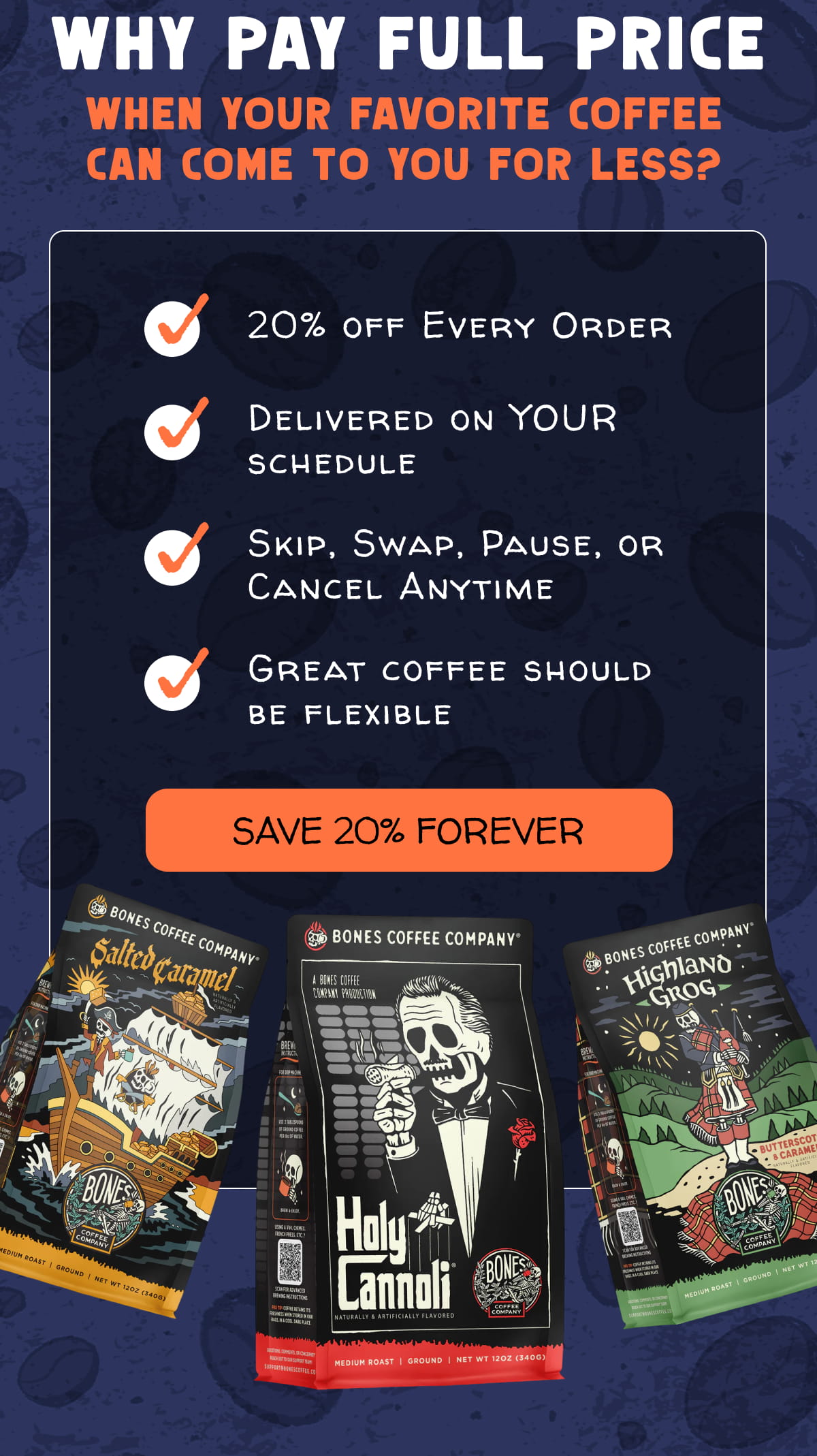 Save 20% Forever