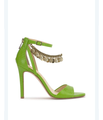 Jetser High Heel in Lizard Green