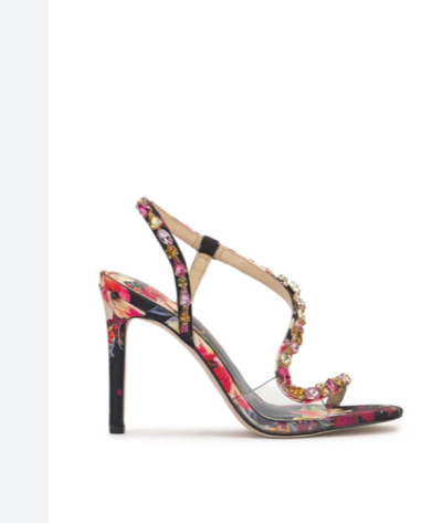 Jaycin High Heel in Black Blossom