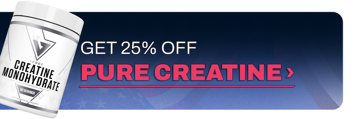 25% OFF PURE CREATINE