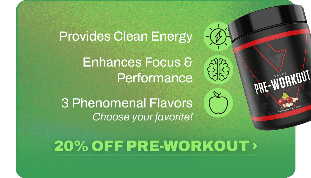20% OFF PRE-WORKOUT
