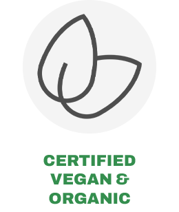 CERTIFIED VEGAN & ORGANIC