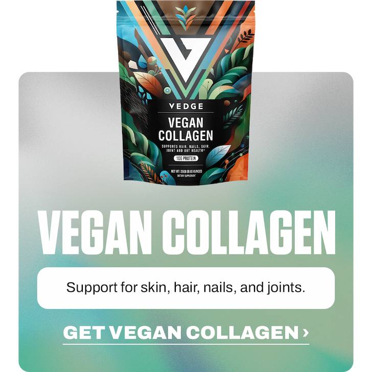 VEGAN COLLAGEN Support for skin, hair, nails, and joints.