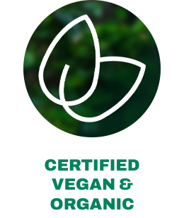 CERTIFIED VEGAN & ORGANIC