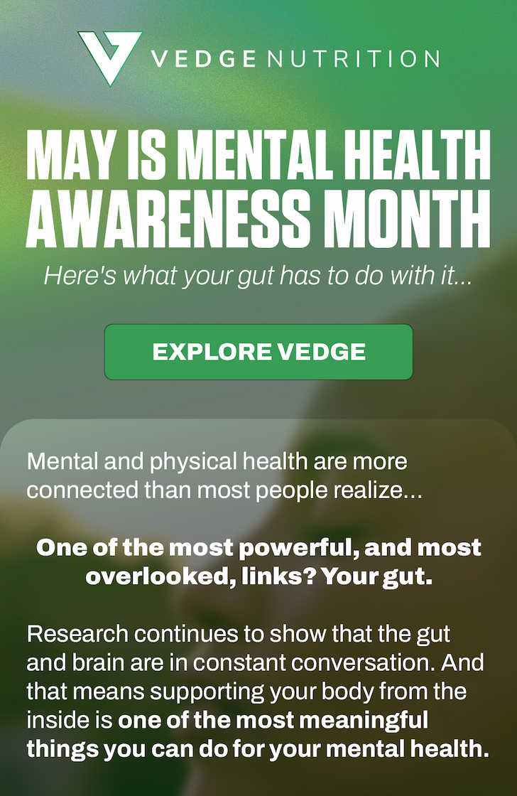 MAY IS MENTAL HEALTH MONTH Here's what your gut has to do with it…
