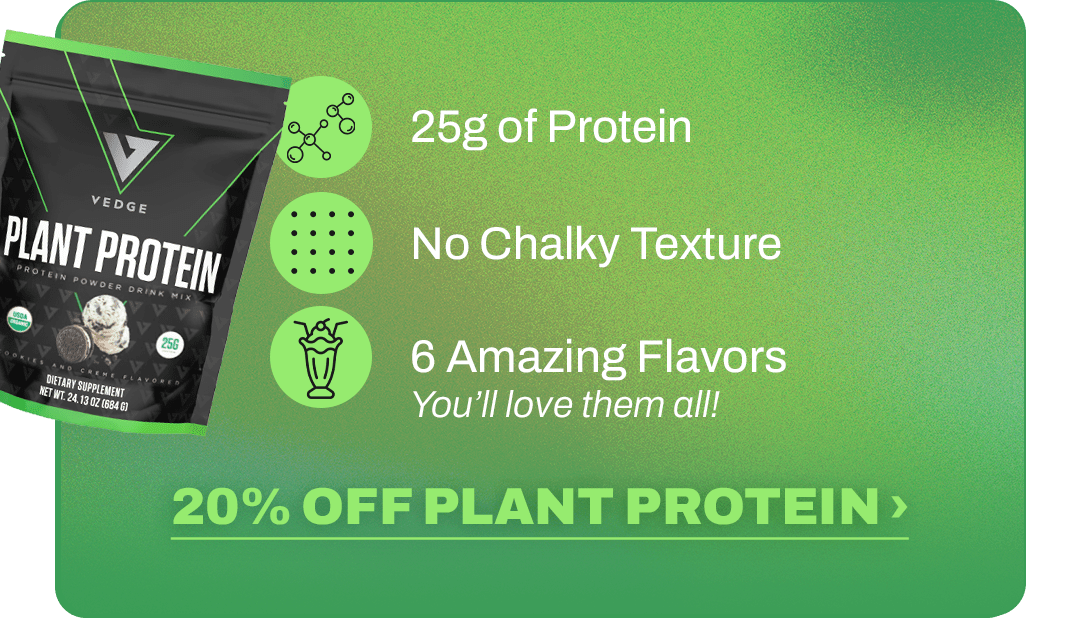 20% OFF PLANT PROTEIN