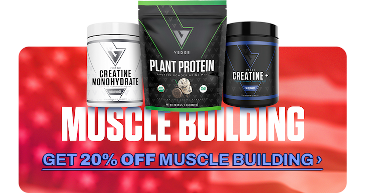 GET 20% OFF MUSCLE BUILDING