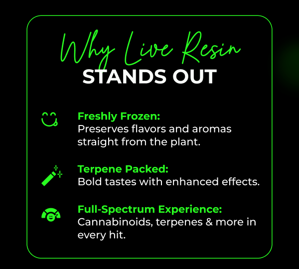 Why Live Resin Stands Out
