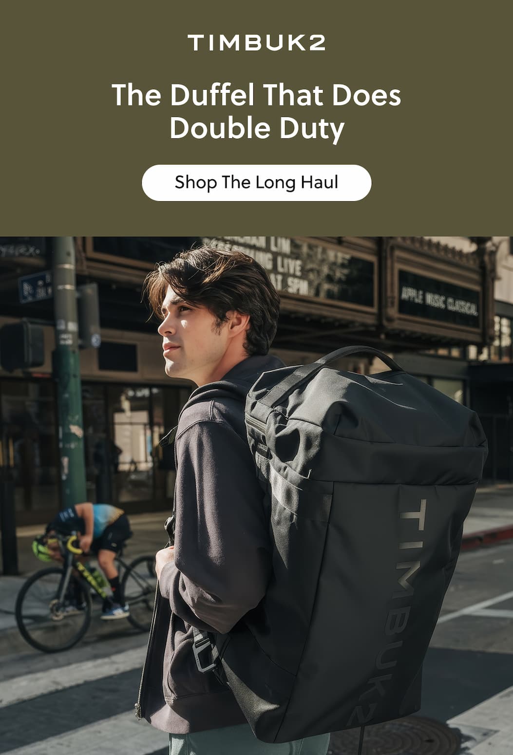 THe Duffel That Does Double Duty