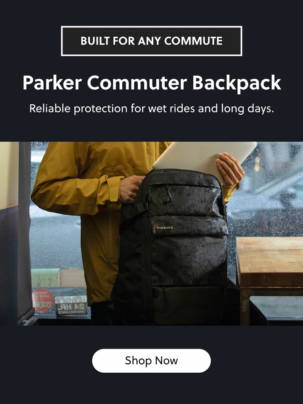 BUILT FOR ANY COMMUTE Parker Commuter Backpack