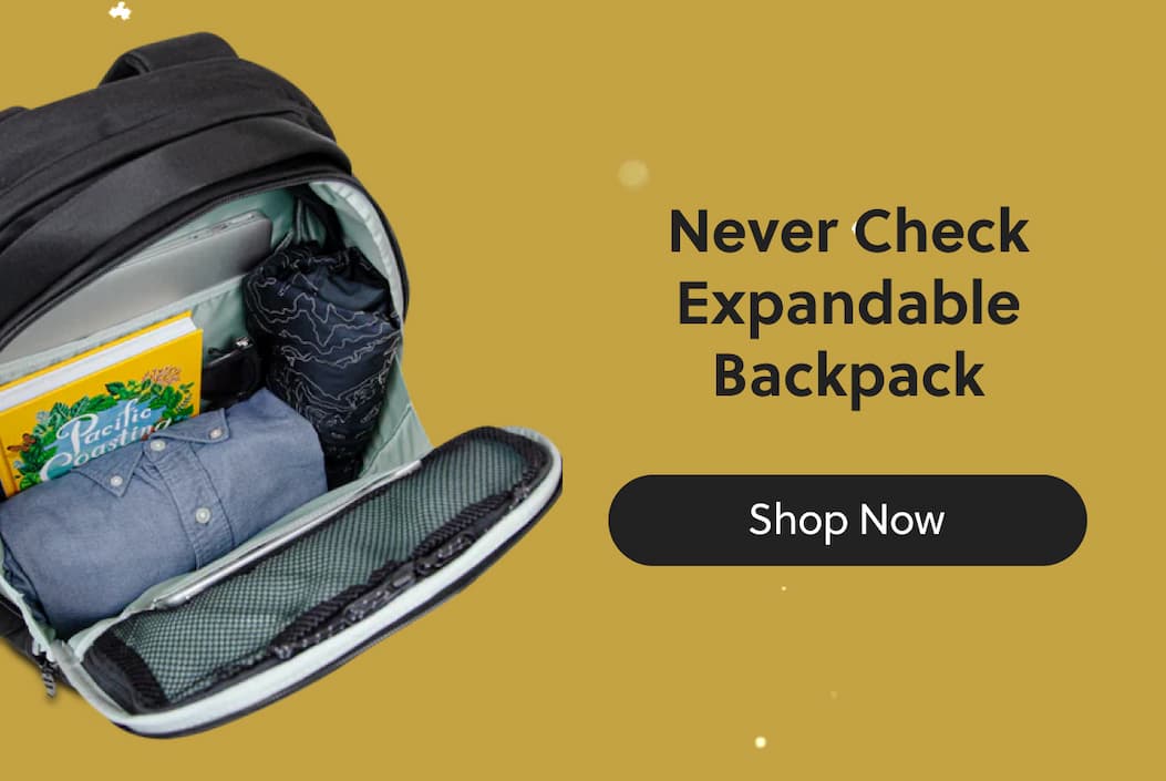 Never Check Expandable Backpack