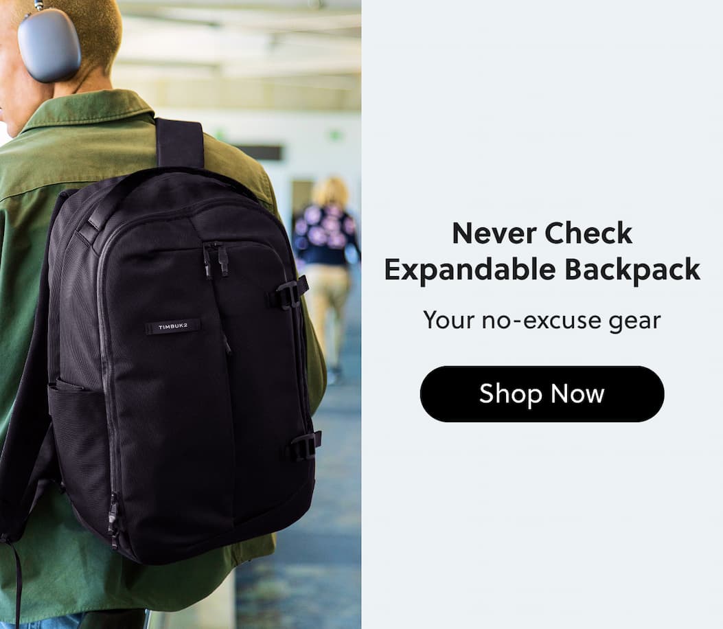 Never Check Expandable Backpack