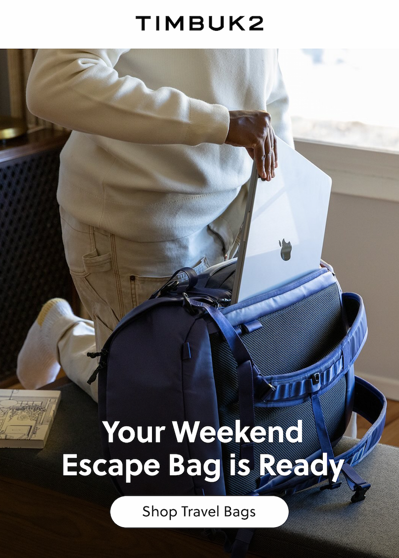 Your Weekend Escape Bag is Ready