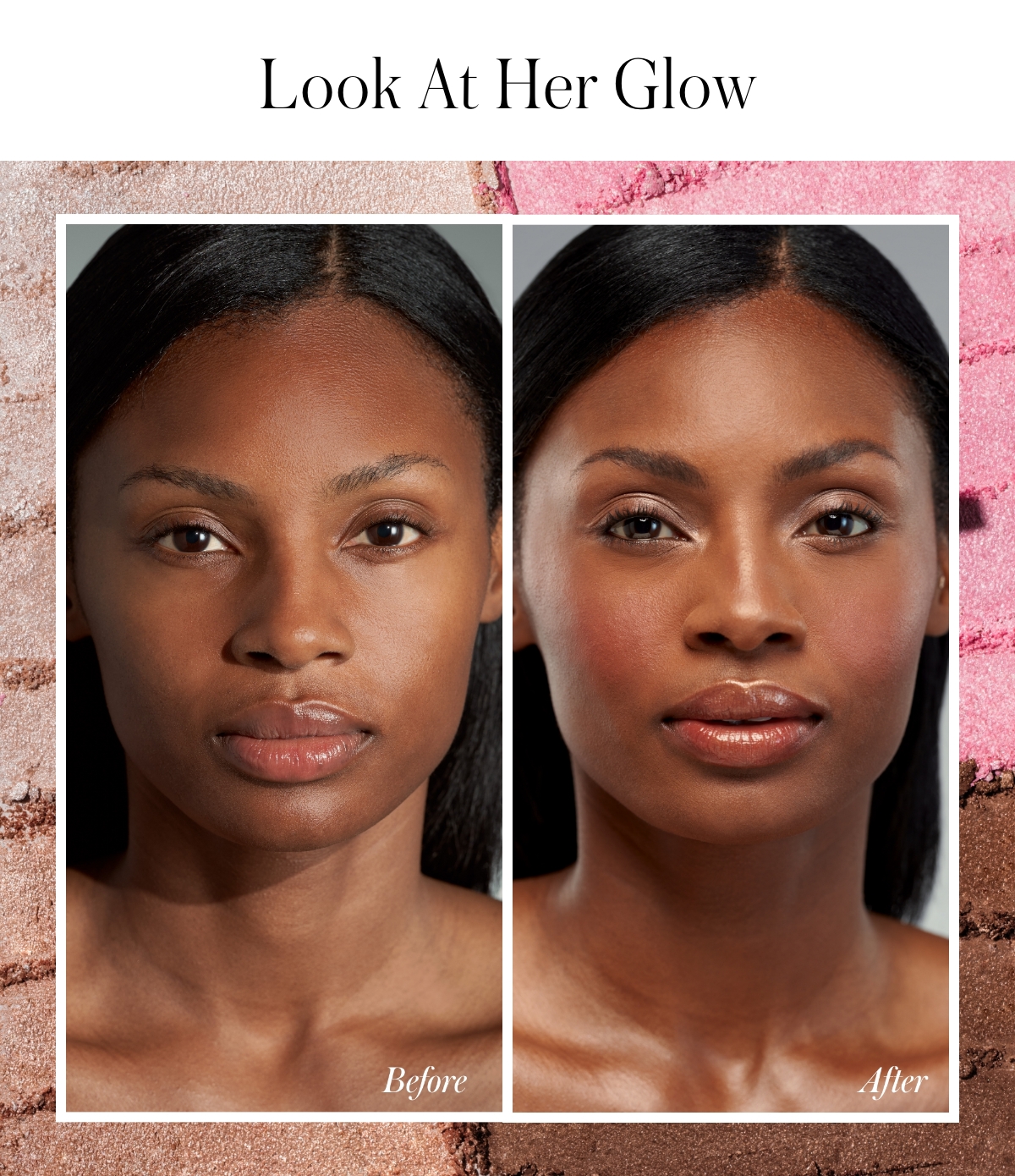 Look At Her Glow: Before + After Daily Glow Palette