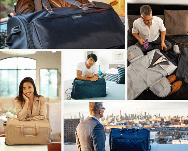 👏 50 OFF The Curve Wheeled CarryOn + Garment Bag Biaggi Luggage