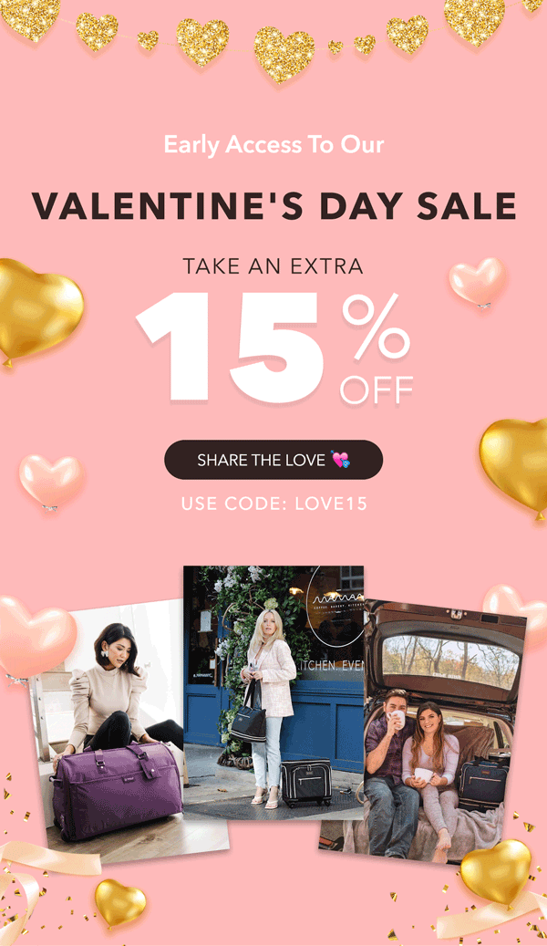 Early Access 💝 To Lovely Savings Biaggi Luggage