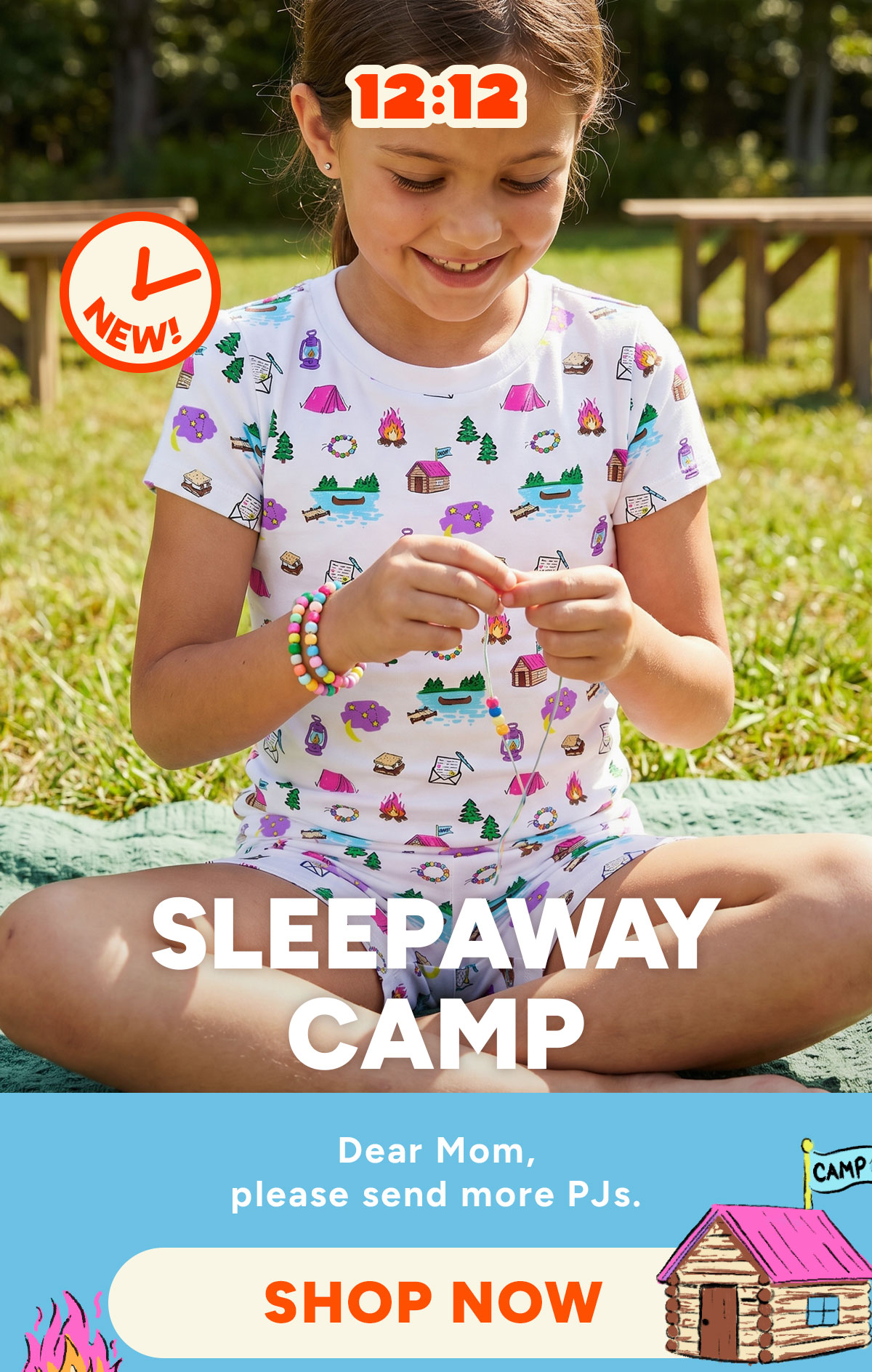 NEW Sleepaway Camp PJs