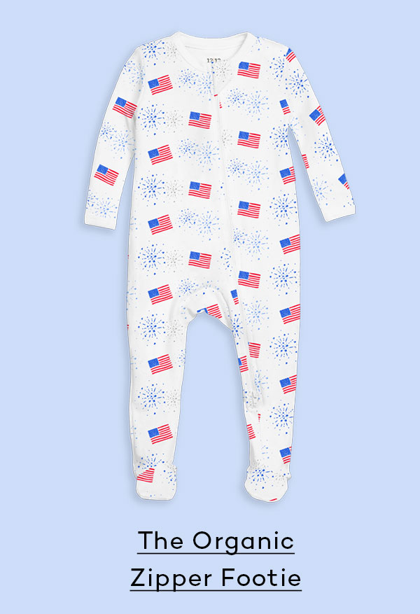The Organic Zipper Footie