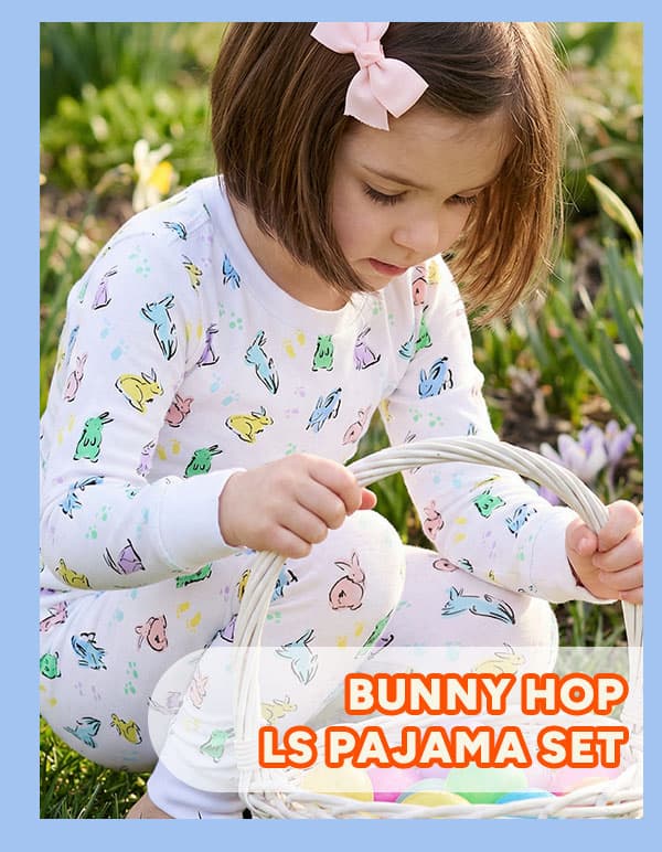 Bunny Hop LS Pajama Set