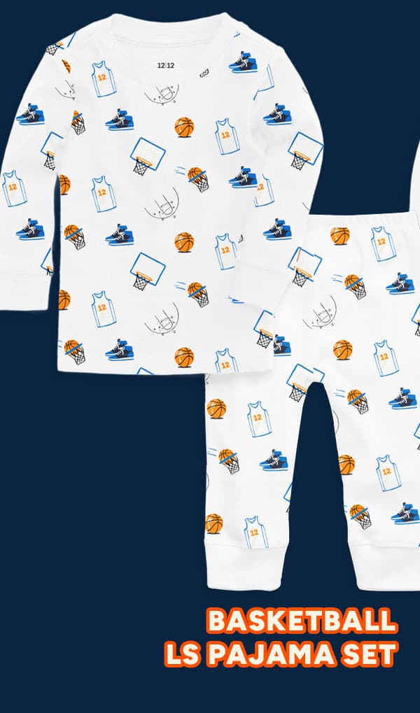 Basketball LS Pajama Set