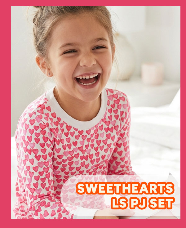 Sweethearts LS PJ Set