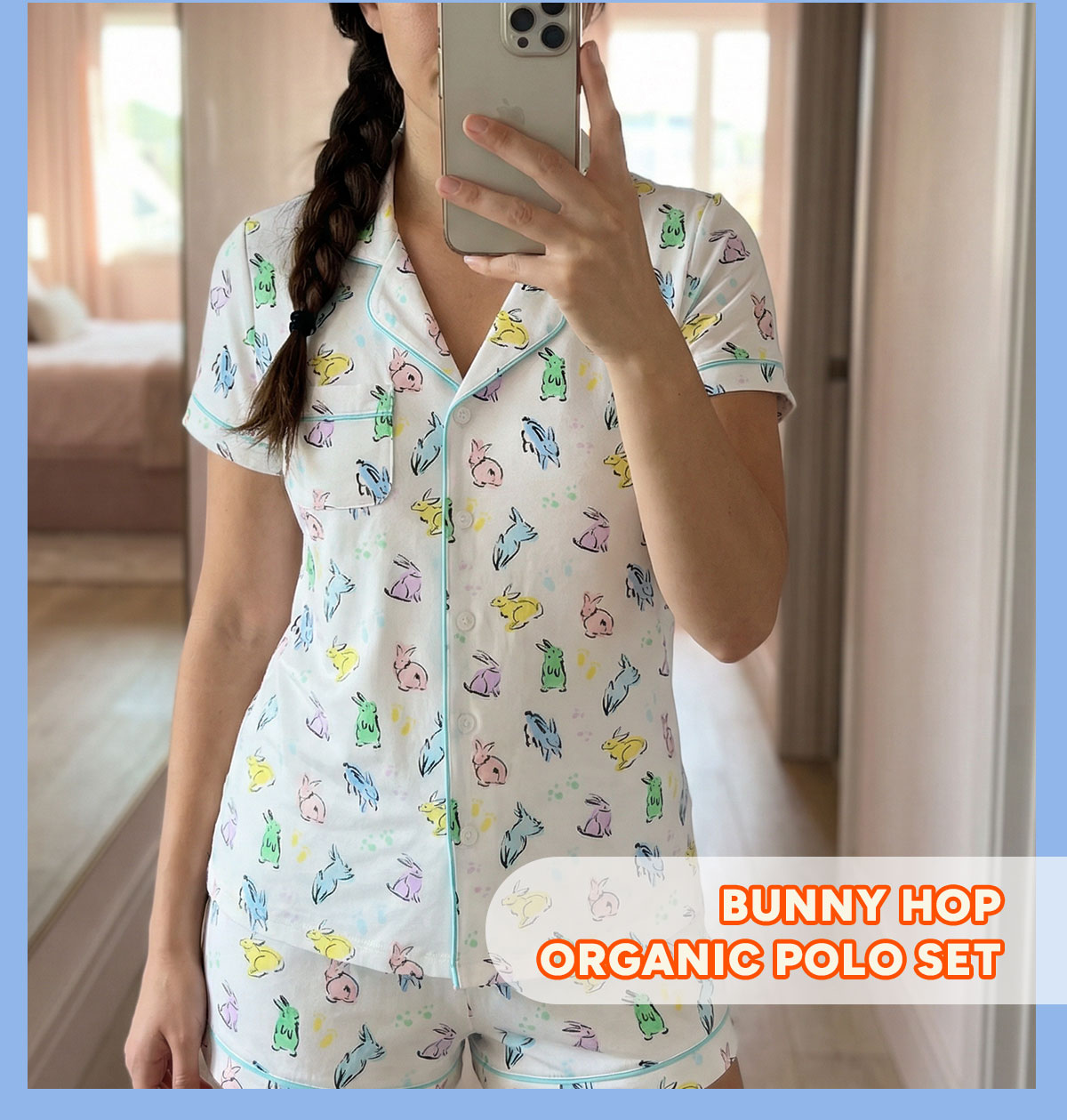 Bunny Hop Polo PJs