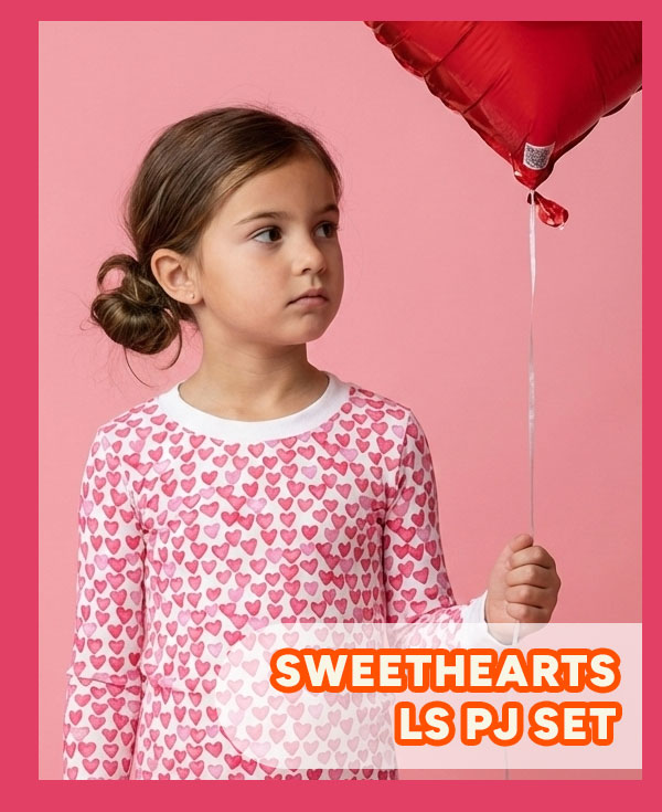 Sweethearts LS PJ Set