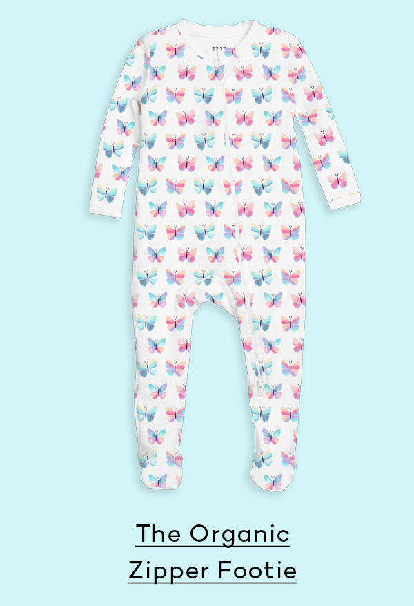 The Organic Zipper Footie