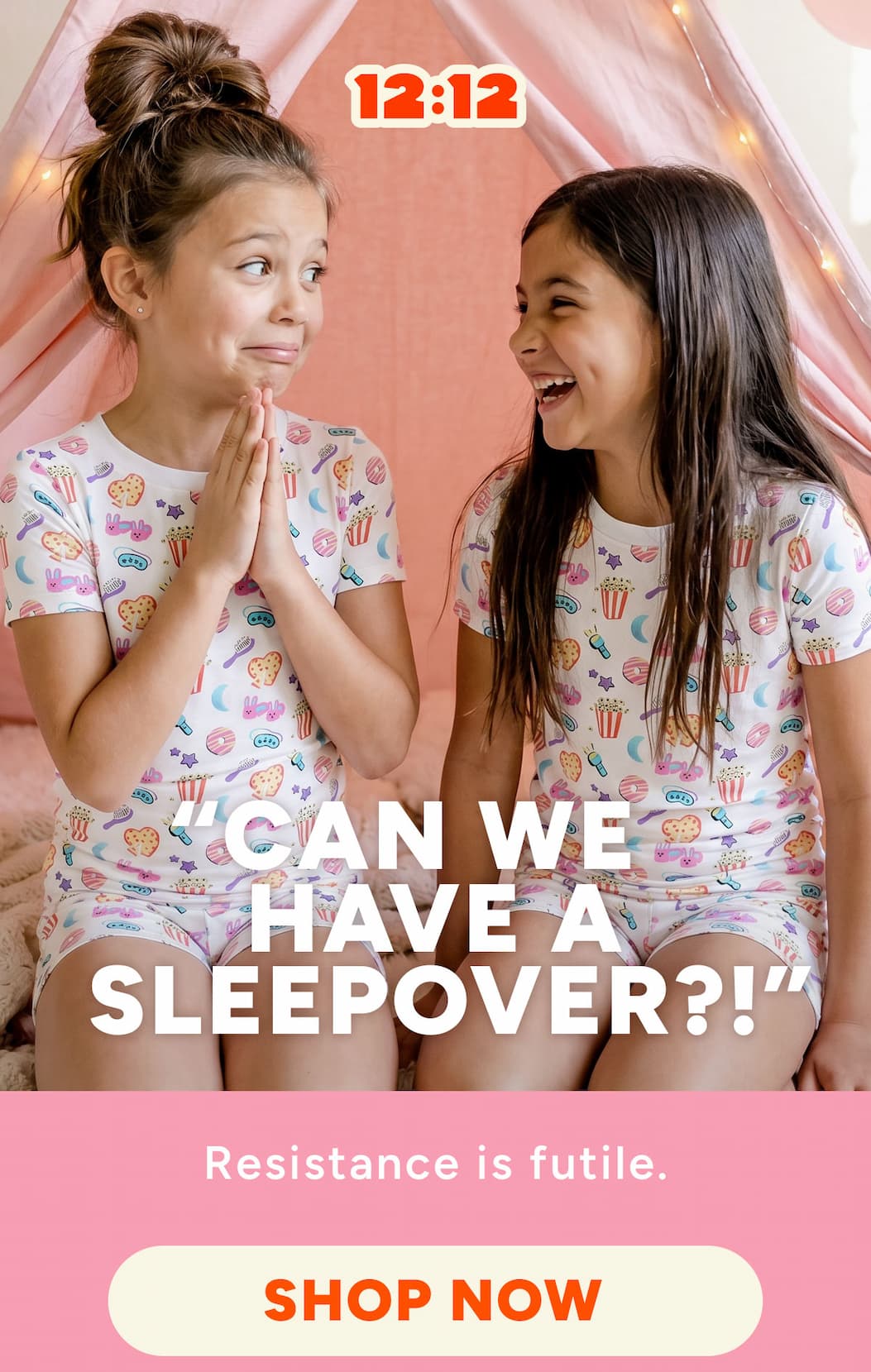 Can we have a sleepover!?