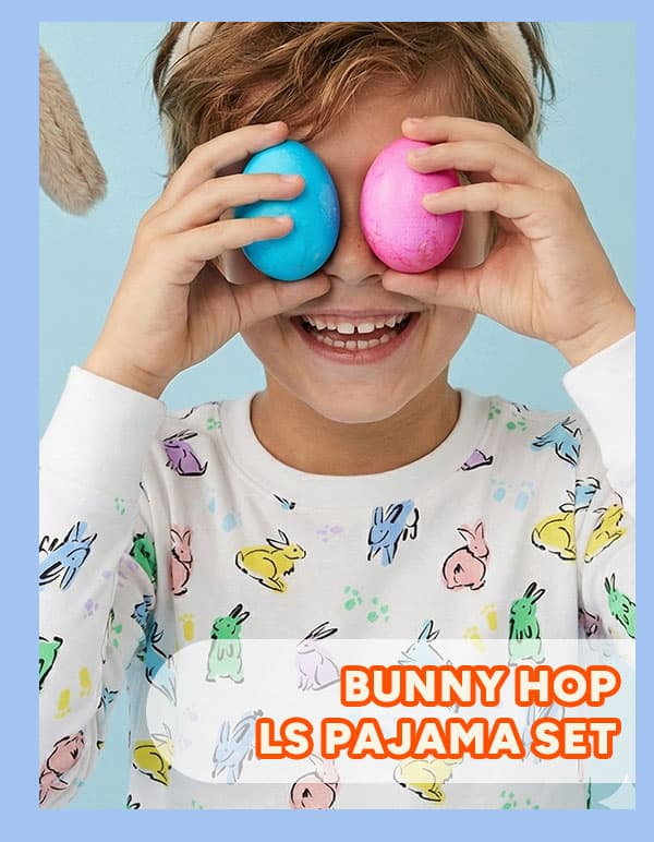 Bunny Hop LS Pajama Set