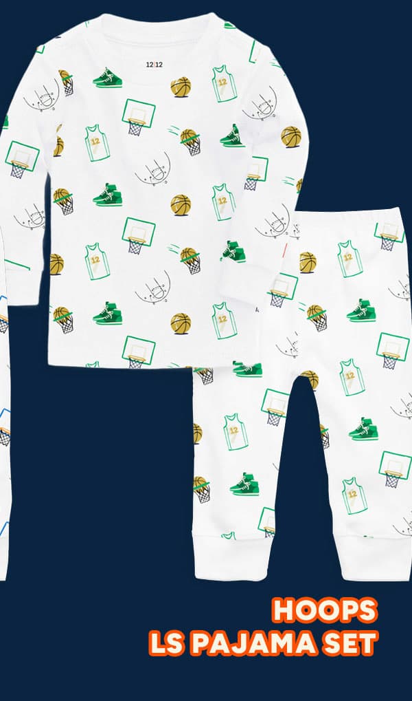 Hoops LS Pajama Set