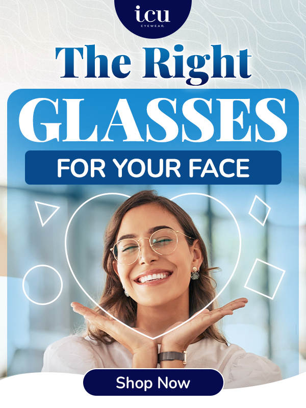 Finding glasses crafted specifically for your face shape ICU Eyewear