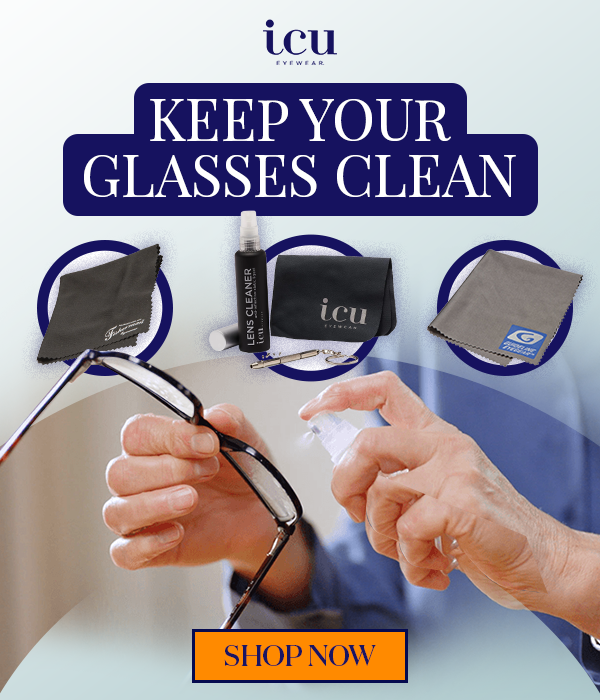 How to Keep Your Glasses Clean! 👓 ICU Eyewear