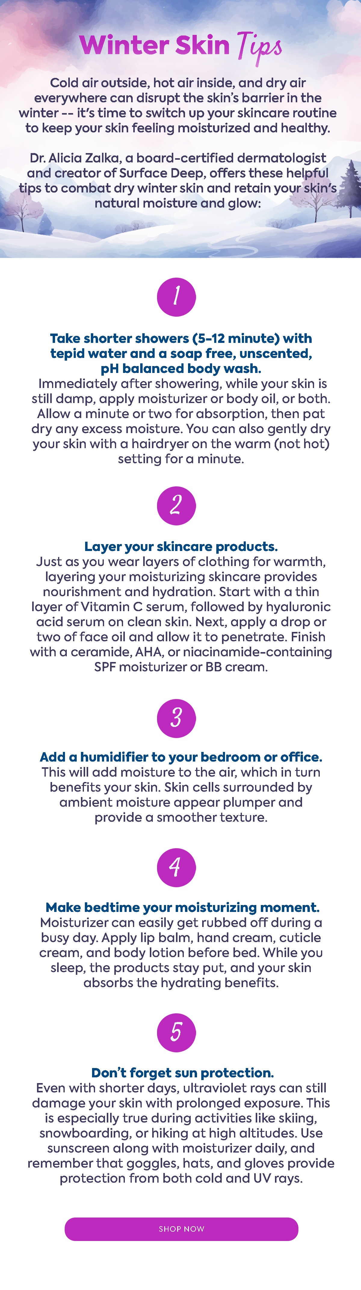 Winter Skincare