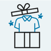 gift box with shirt inside