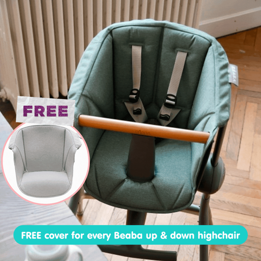 Limited time offer Free Cover with Beaba Up & Down Highchair! The