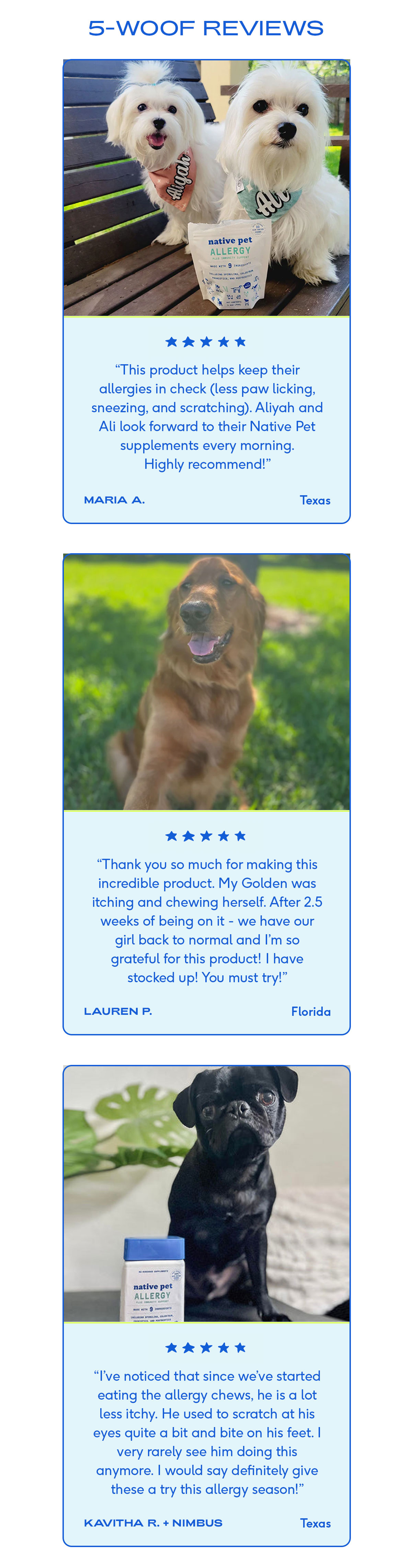 sniffles and scratchies don’t stand a chance Native Pet