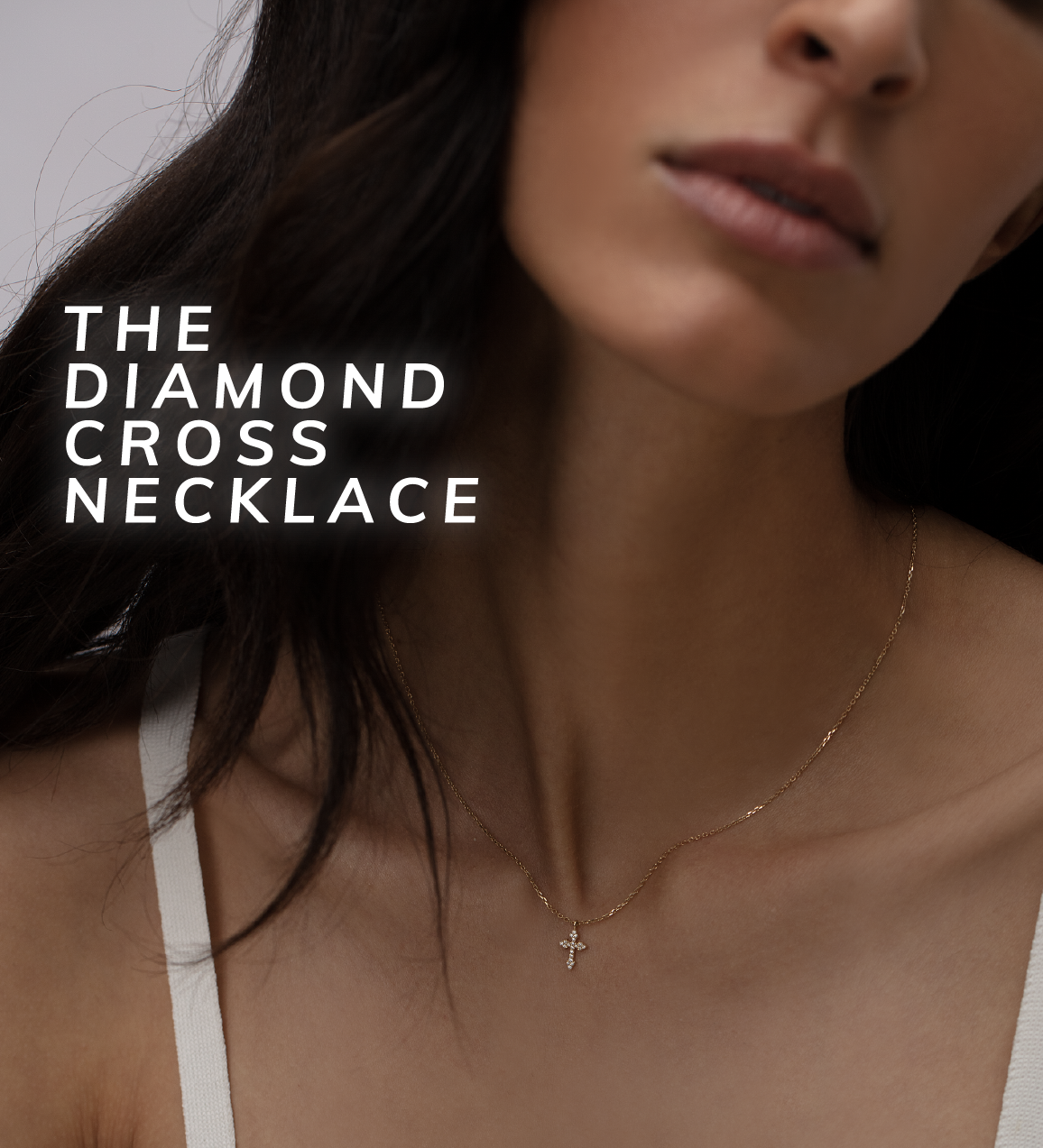 The Diamond Cross Necklace - Miranda Frye