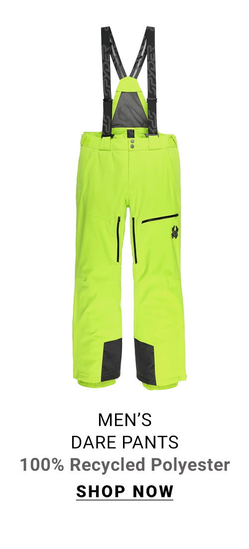 Men's Dare Pants. 100% Recycled Polyester.