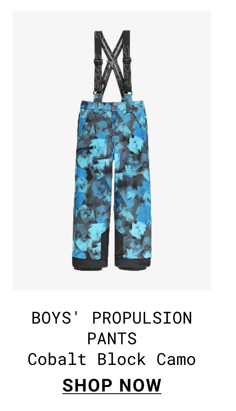 Boys' Propulsion Pants - Cobalt Block Camo
