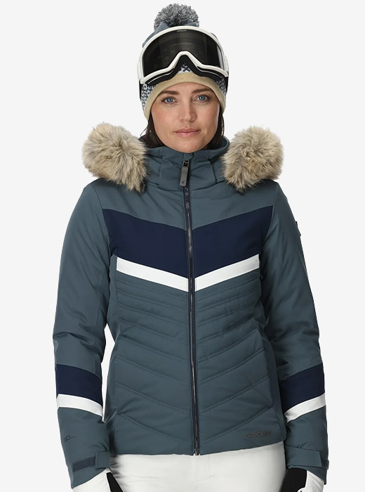 Women's Primrose Jacket in Slate Blue