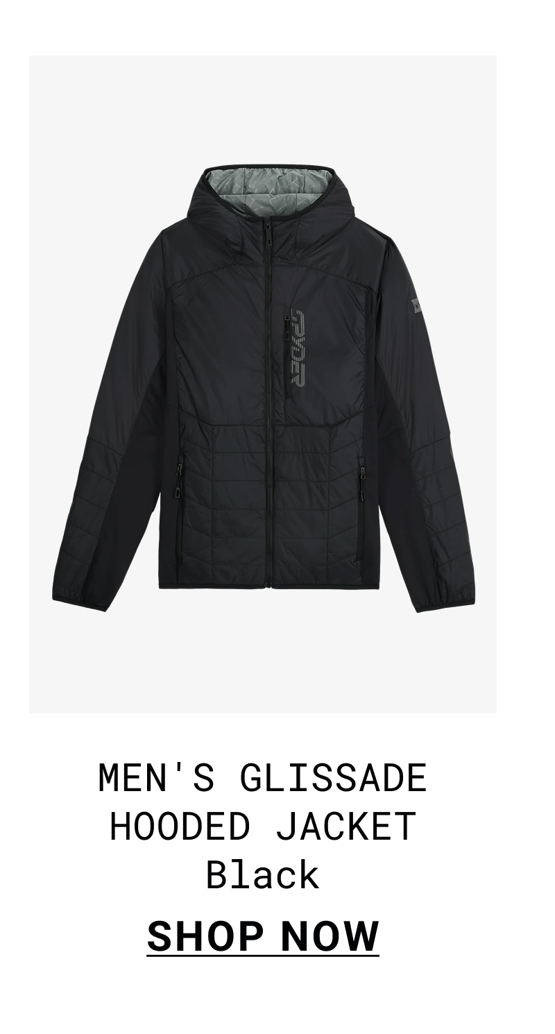 Men's Glissade Hooded Jacket - Black